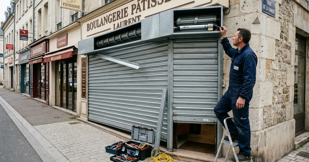 Rideau Métallique Bloqué en Panne à Beauvais - Diagnostic